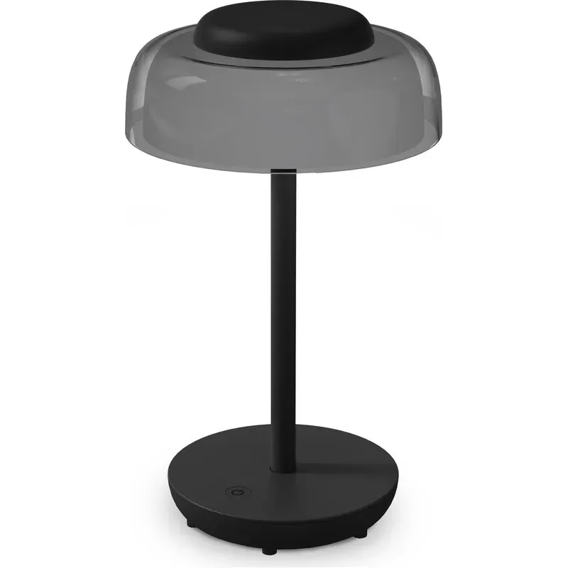 LAMPARA SOLAR LED MOURO NEGRO 200LM RGB GARZA 401580C