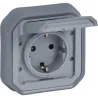 BASE SCHUKO EMPOTRAR GRIS IP55 NEW PLEXO LEGRAND 069833LE