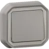 CONMUTADOR EMPOTRAR GRIS IP55 NEW PLEXO LEGRAND 069811LE