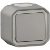 CONMUTADOR SUPERFICIE GRIS IP55 NEW PLEXO LEGRAND 069711LE