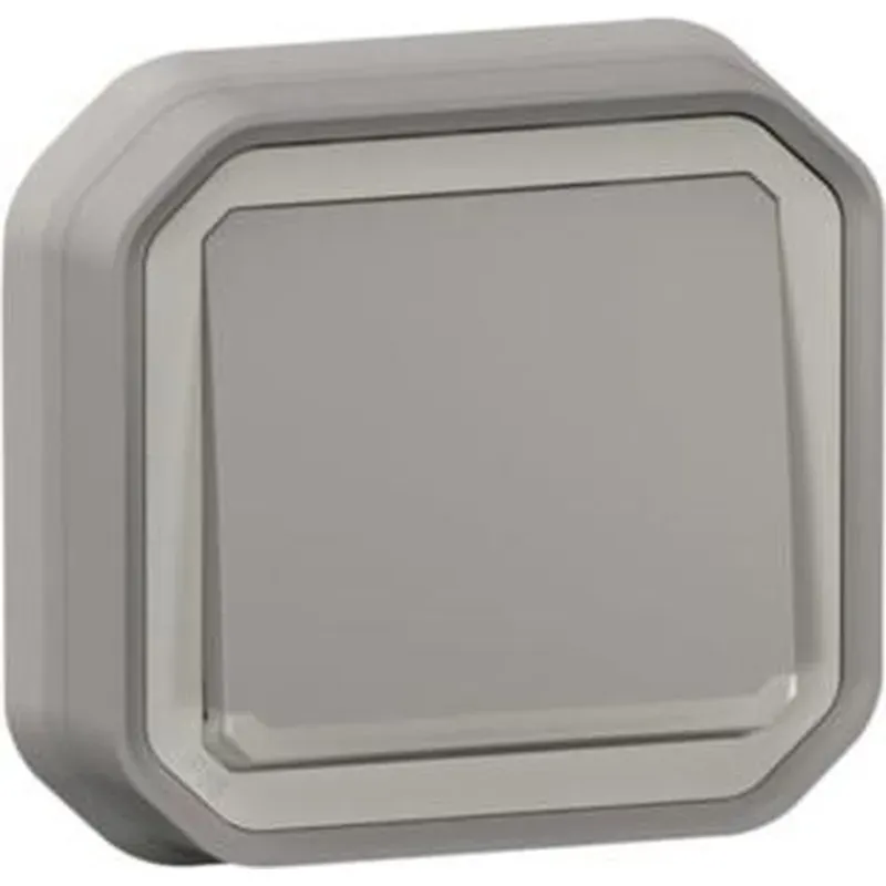 PULSADOR LUMINOSO EMPOTRAR GRIS IP55 NEW PLEXO LEGRAND 069832LE
