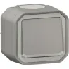 PULSADOR LUMINOSO SUPERFICIE GRIS IP55 NEW PLEXO LEGRAND 069722LE