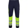 PANTALON ALTA VISIBILIDAD STRETCH CINTA SEGMENTADA NAVY/AMARILLO TALLA L VELILLA 303032S_61/20_L