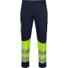 PANTALON ALTA VISIBILIDAD STRETCH CINTA SEGMENTADA NAVY/AMARILLO TALLA XL VELILLA 303032S_61/20_XL