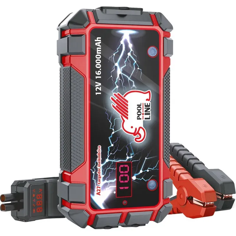 ARRANCADOR BATERIA COCHE 12V 16.000MAH POOL LINE 451006