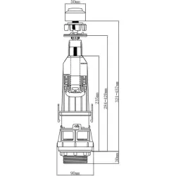 DESCARGADOR UNIVERSAL SAR TRIPLE BASE VERHAL 1030210B