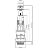 DESCARGADOR UNIVERSAL SAR TRIPLE BASE VERHAL 1030210B