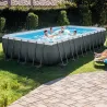 PISCINA DESMONTABLE RECTANGULAR ULTRA XTR 31.800 L DEPURADORA ARENA 7.900 L/H 366 X 132 X 732 CM INTEX 55221