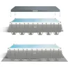 PISCINA DESMONTABLE RECTANGULAR ULTRA XTR 31.800 L DEPURADORA ARENA 7.900 L/H 366 X 132 X 732 CM INTEX 55221