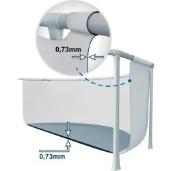 PISCINA DESMONTABLE RECTANGULAR ULTRA XTR 31.800 L DEPURADORA ARENA 7.900 L/H 366 X 132 X 732 CM INTEX 55221