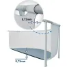 PISCINA DESMONTABLE RECTANGULAR ULTRA XTR 31.800 L DEPURADORA ARENA 7.900 L/H 366 X 132 X 732 CM INTEX 55221