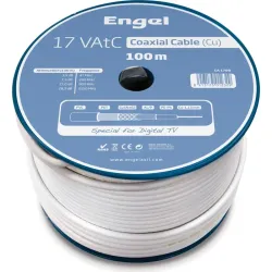 CABLE ANTENA COAXIAL BLANCO...
