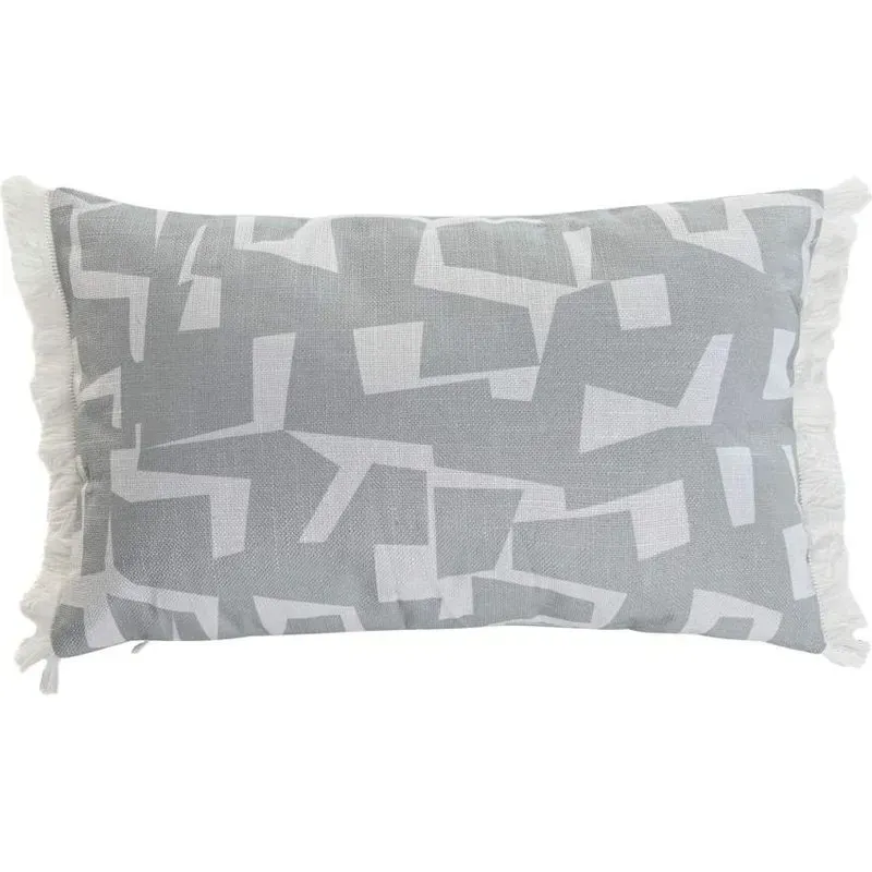 COJIN POLIESTER IMPRESO GRIS 30 X 50 CM ITEM TX-220277