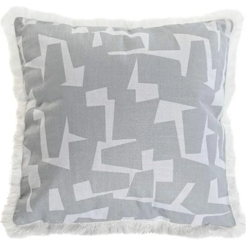 COJIN POLIESTER IMPRESO GRIS 45 X 45 CM ITEM TX-220276
