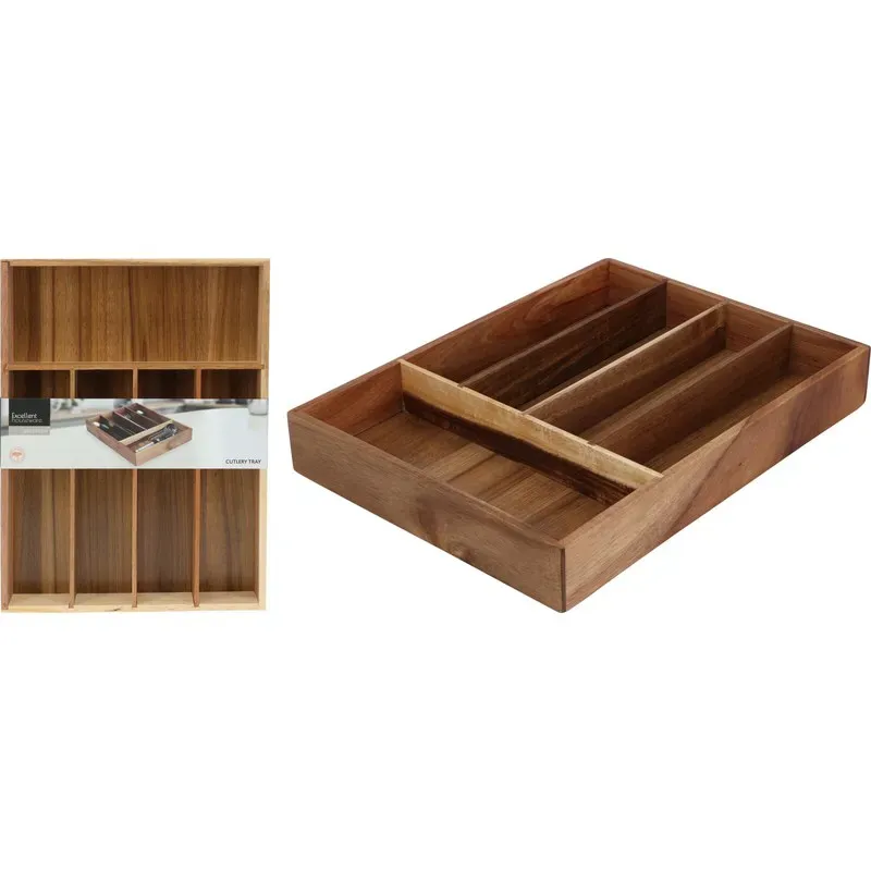 CUBERTERO ACACIA 35 X 26 X 5CM KOOPMAN BA2100030