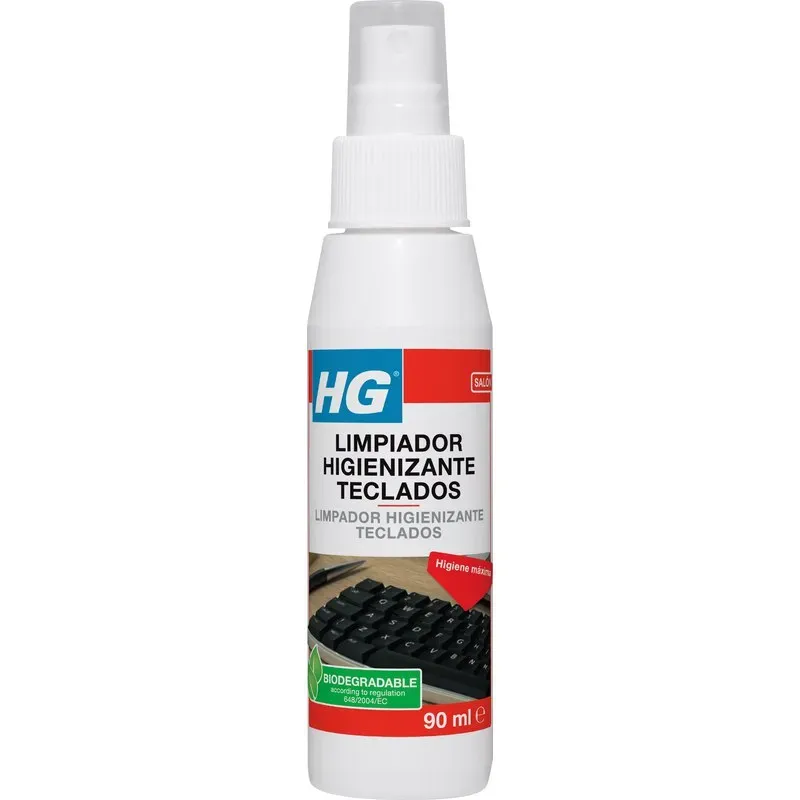 LIMPIADOR HIGIENIZANTE TECLADOS 90 ML HG 361010130