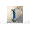 MARQUESINA PUERTA EASY PLASTICO + PC 150X80 CM GRIS WOLDER BMA000001
