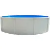 PISCINA ACERO REDONDA CON COLUMNAS diametro350X120CM QP PTC503512MT
