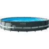 PISCINA DESMONTABLE REDONDA ULTRA XTR 30.079 L DEPURADORA DE ARENA 7.900 L/H diametro 610 X 122 CM CON BOMBA ARENA INTEX 56.091