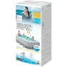 PISCINA PRISM FRAME RECTANGULAR CON BOMBA FILTRO 400 X 200 X 100 CM INTEX 55211