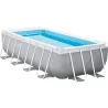 PISCINA PRISM FRAME RECTANGULAR CON BOMBA FILTRO 400 X 200 X 100 CM INTEX 55211