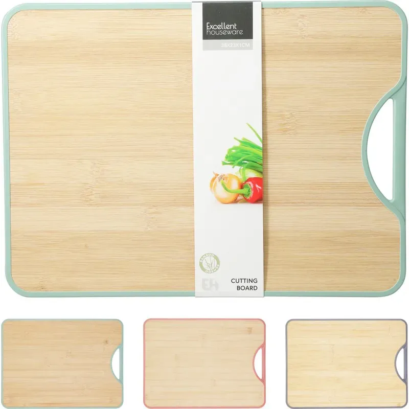 TABLA DE CORTAR BAMBU 38 X 28 X 1,3CM SURTIDAS KOOPMAN 170492500