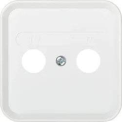TAPA PARA TOMA R-TV BLANCO...