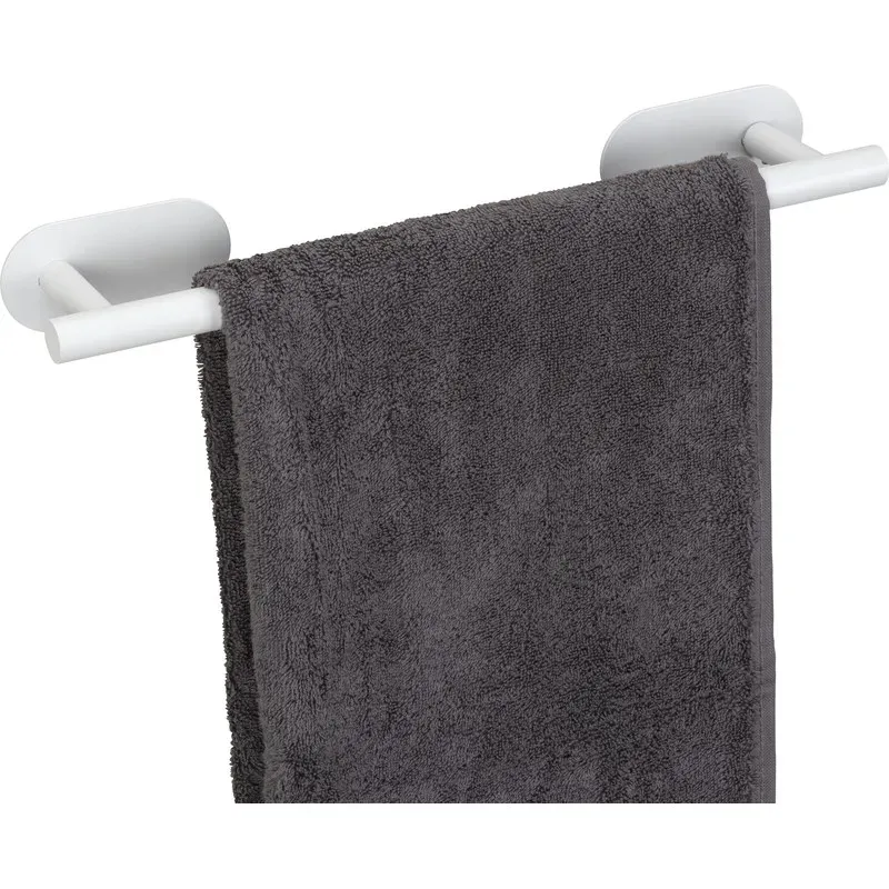 TOALLERO DE BARRA DE ACERO INOXIDABLE 40 CM TURBO-LOC® SERIE OREA WHITE MAT WENKO 26003100
