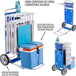 CARRO PORTA SILLAS PLAYA 50...