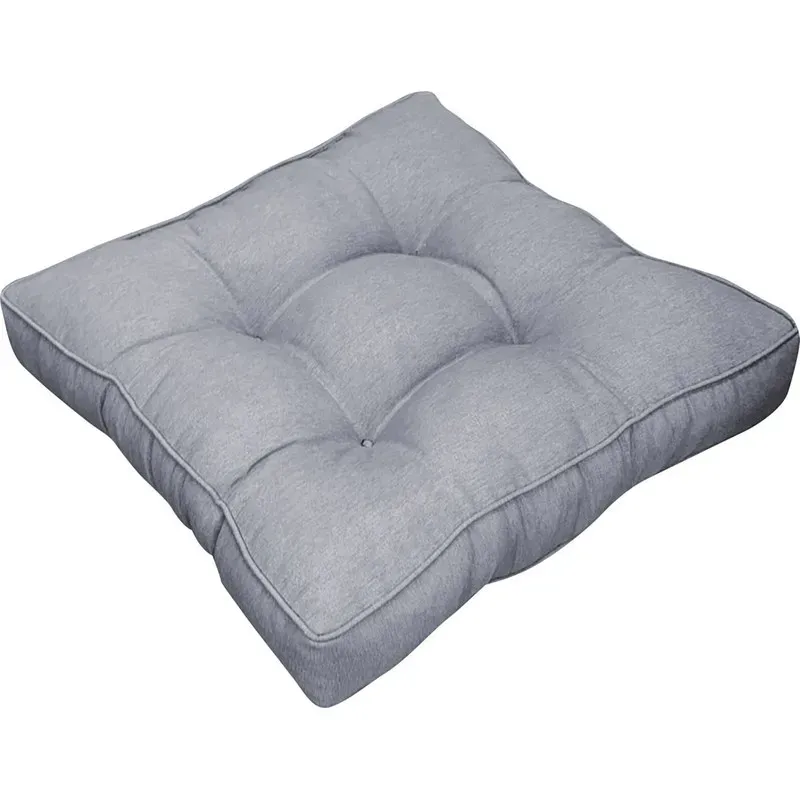 COJIN COLCHON GRIS CLARO 50X50X10CM PANAMA LIGTH GREY MADISON 9689752-LIGTH GREY