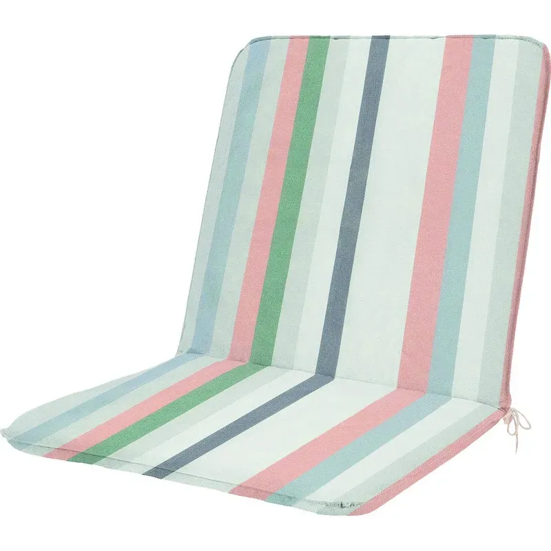 COJIN RESPALDO RAYAS/VERDE 94X48X4CM RIGHE SALMONE MADISON 9709247-RIGHE SALMON