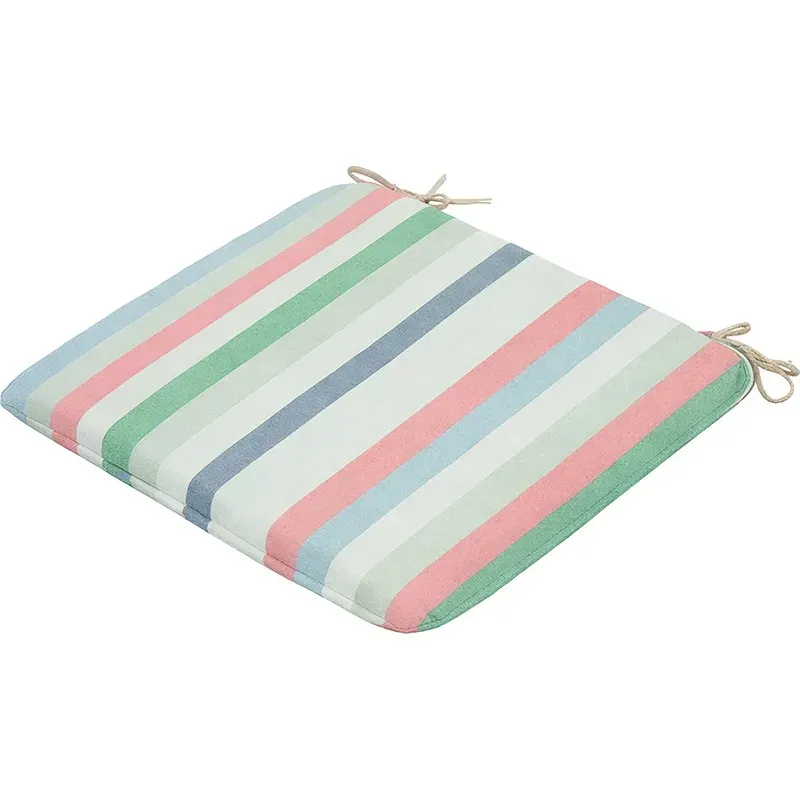COJIN SILLA RAYAS/VERDE 42X42X4CM RIGHE SALMONE MADISON 9709246-RIGHE SALMON