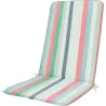COJIN SILLON POSICIONES RAYAS/VERDE 122X49X6CM RIGHE SALMONE MADISON 9709248-RIGTH SALMON