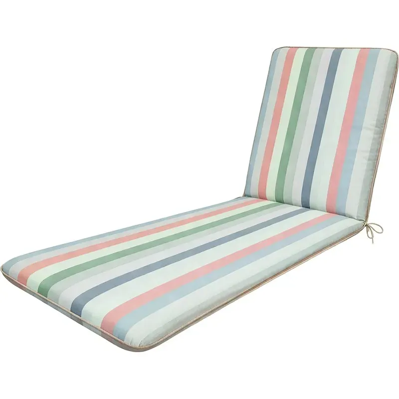 COJIN TUMBONA RAYAS/VERDE 192X56X4CM RIGHE SALMONE MADISON 9709249-RIGHE SALMON