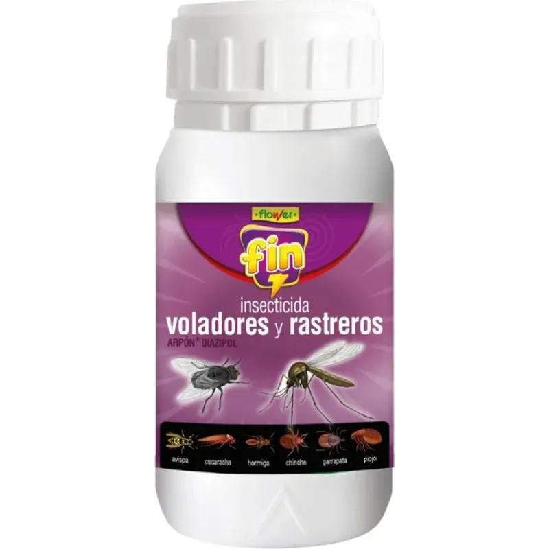 INSECTICIDA FIN VOLADORES Y RASTREROS 250ML FLOWER 20674