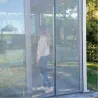 MOSQUITERA 2 PANELES CIERRE MAGNETICO CONTINUO 420X250 GRIS NON 46.8.060026.96