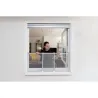 MOSQUITERA VENTANA EXTENSIBLE MALLA ALUMINIO 50X75-142CM BLANCA SCHELLENBERG 50814