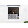 MOSQUITERA VENTANA EXTENSIBLE MALLA ALUMINIO 50X75-142CM BLANCA SCHELLENBERG 50814