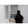 MOSQUITERA VENTANA EXTENSIBLE MALLA ALUMINIO 50X75-142CM ANTRACITA SCHELLENBERG 50815
