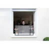 MOSQUITERA VENTANA EXTENSIBLE MALLA ALUMINIO 50X75-142CM ANTRACITA SCHELLENBERG 50815