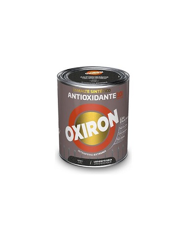 Compra Esmalte antioxidante oxiron liso efecto forja 750 ml negro TITAN F2M420434/5809097 al mejor precio