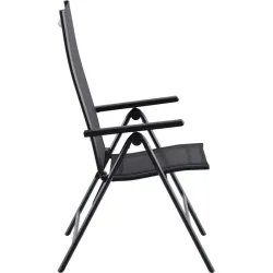SILLON POSICIONES ALUMINIO TEXTILENE 4X4 NEGRO IMPORT FDA50380