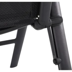 SILLON POSICIONES ALUMINIO TEXTILENE 4X4 NEGRO IMPORT FDA50380