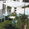 TOLDO VELA SOMBREO CUADRADO CAMUFLAJE 03X03M BLANCO ROTO NATUUR 23026088