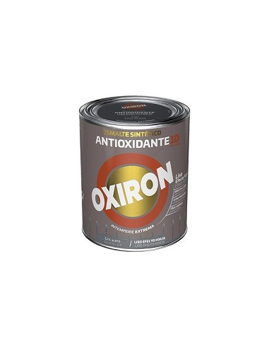 Compra Esmalte antioxidante oxiron liso efecto forja 750 ml gris acero TITAN F2M420234/5809094 al mejor precio