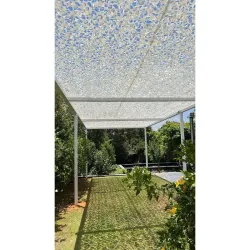 TOLDO VELA SOMBREO RECTANGULAR CAMUFLAJE 02X03M BLANCO ROTO NATUUR 23026086
