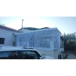 TOLDO VELA SOMBREO RECTANGULAR CAMUFLAJE 02X03M BLANCO ROTO NATUUR 23026086