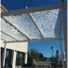 TOLDO VELA SOMBREO RECTANGULAR CAMUFLAJE 03X04M BLANCO ROTO NATUUR 23026087