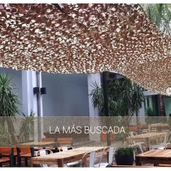 TOLDO VELA SOMBREO RECTANGULAR CAMUFLAJE 02X03M ARENA NATUUR 23026089