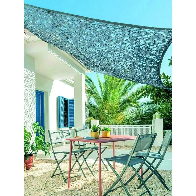 TOLDO VELA SOMBREO RECTANGULAR CAMUFLAJE 03X04M GRIS NATUUR 23026093